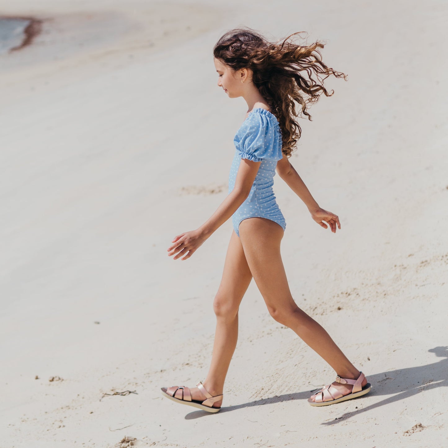 Swimmer Kids Rose Gold Sandal