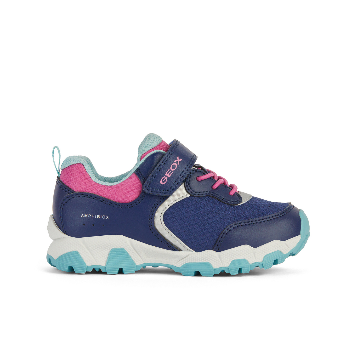 Magnetar Girl ABX Navy/Fuchsia Waterproof Trainer
