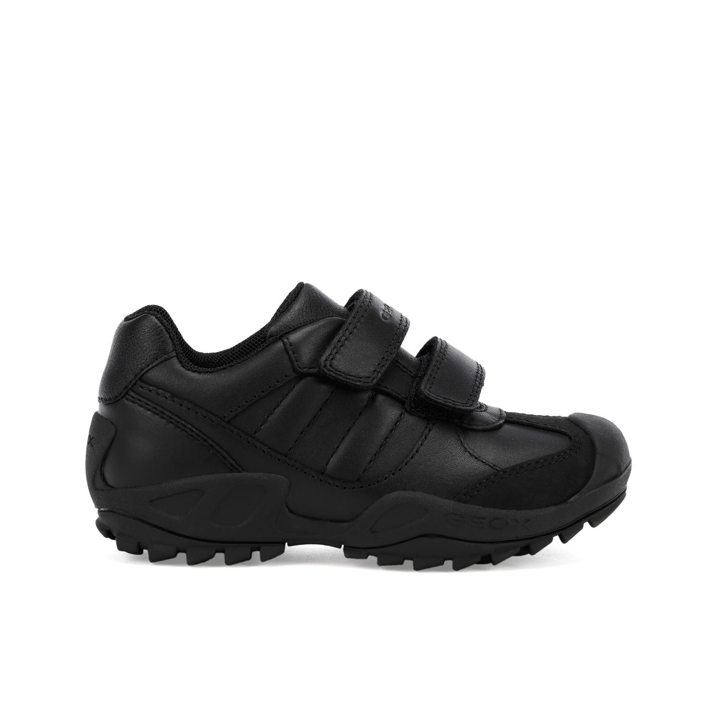 New Savage B Black Leather Boys School Shoe