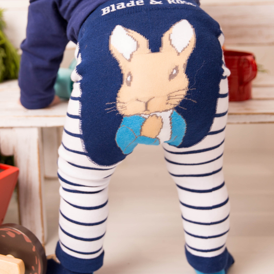 Classic Peter Rabbit Navy Stripe Leggings