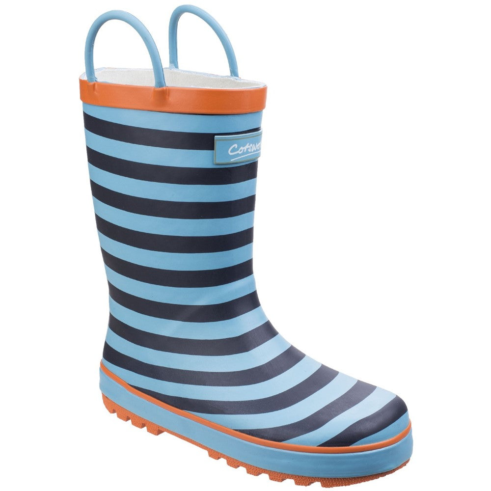 Captain Blue Stripe Wellie