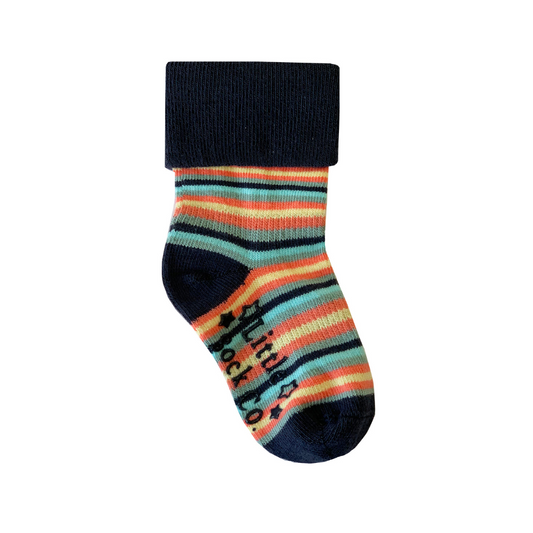 Non Slip Stay On Smarty Stripe Original Socks