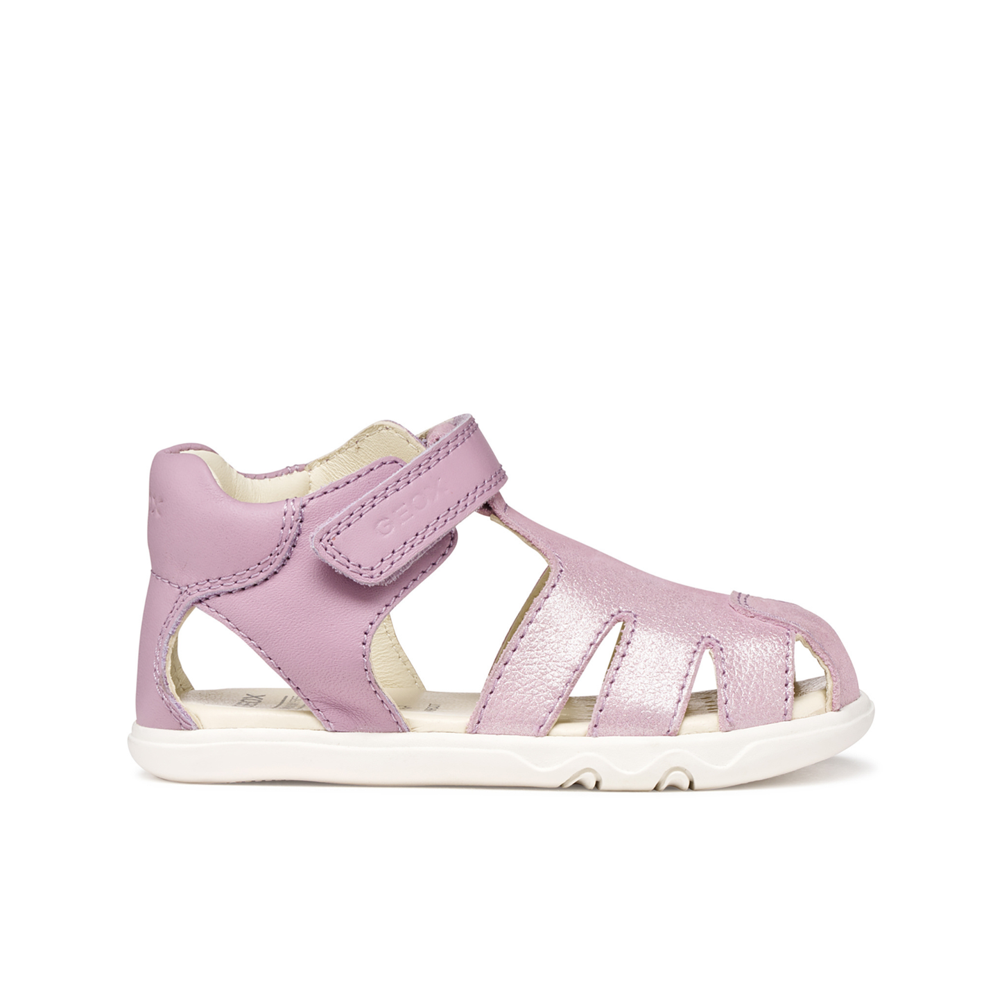 Baby Steppieup Barefoot Lilac Leather Sandal