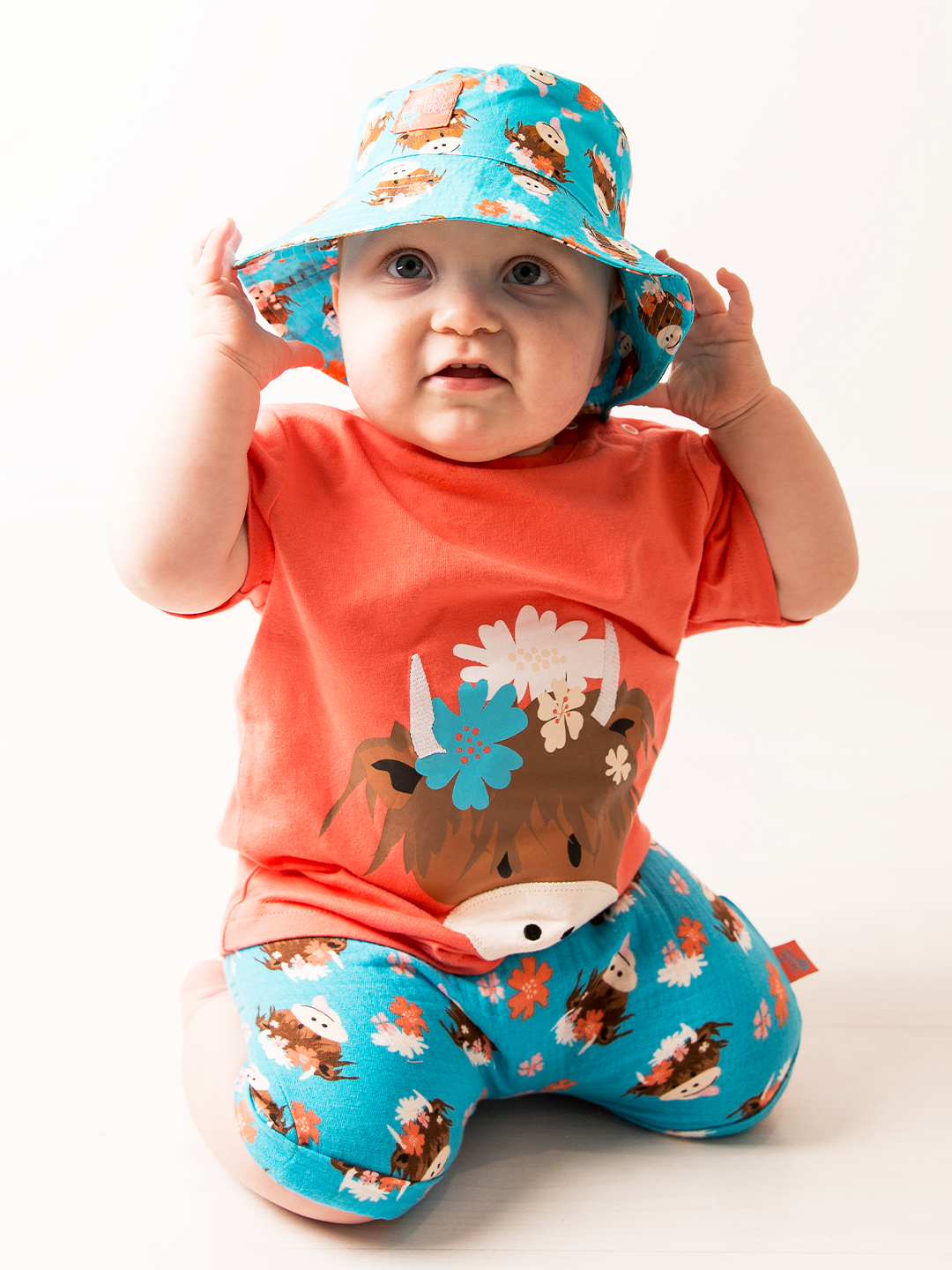 Bonnie Highland Cow Short Sleeve T-Shirt