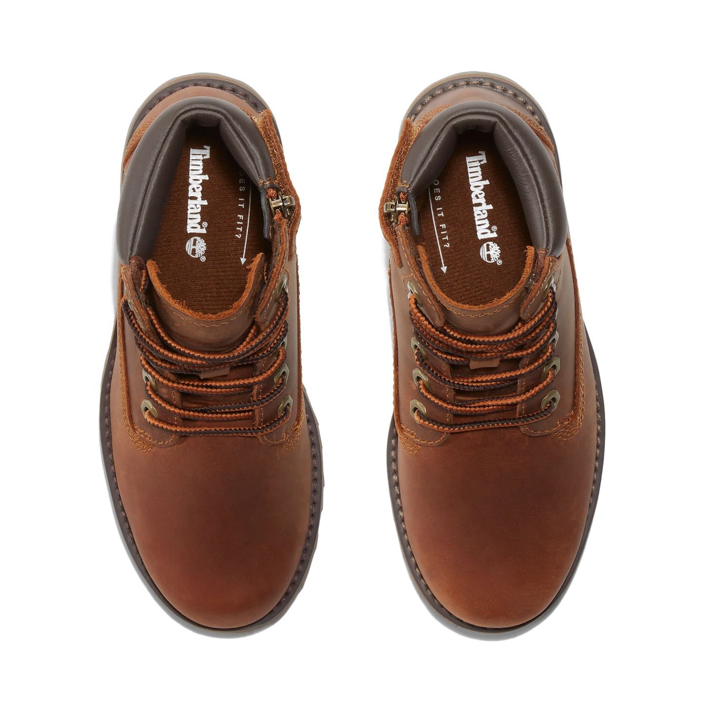 Courma Kid Brown Zip & Lace Boot