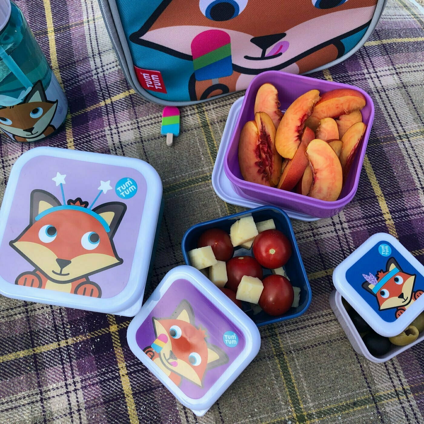 TUM TUM Felicity Fox Nesting Snack Pots