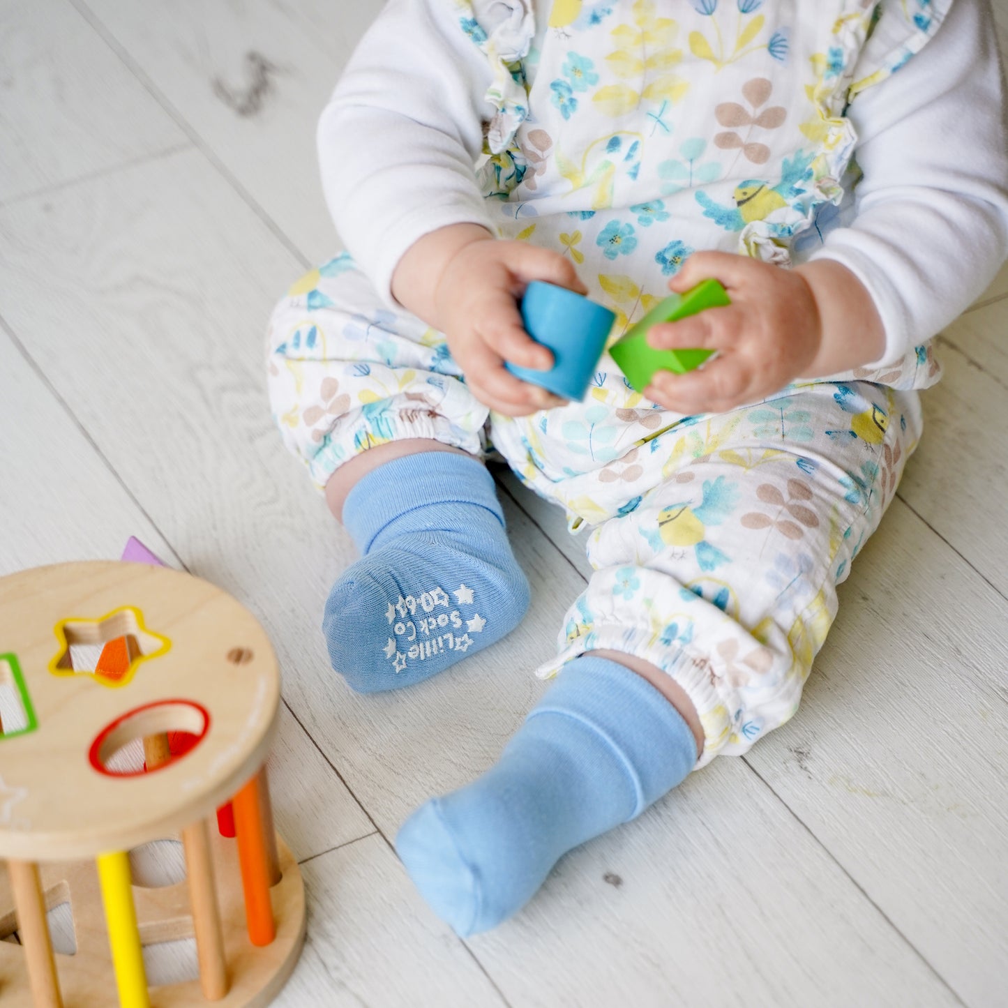 Ocean Blue Original Non Slip Stay On Socks