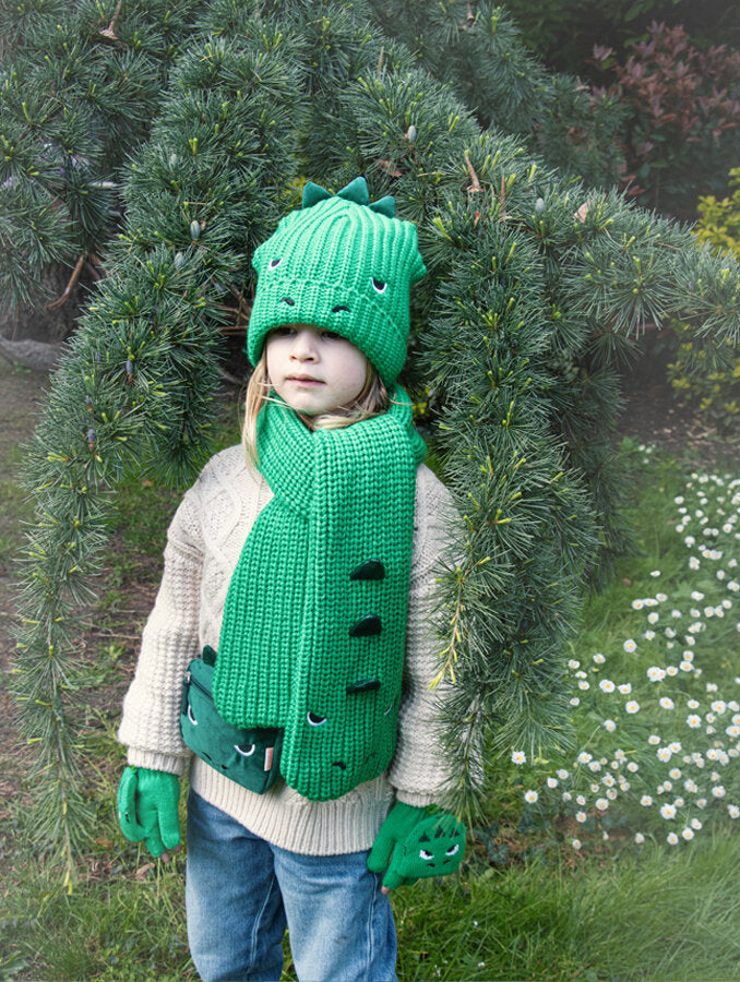 T-Rex Knitted Gloves