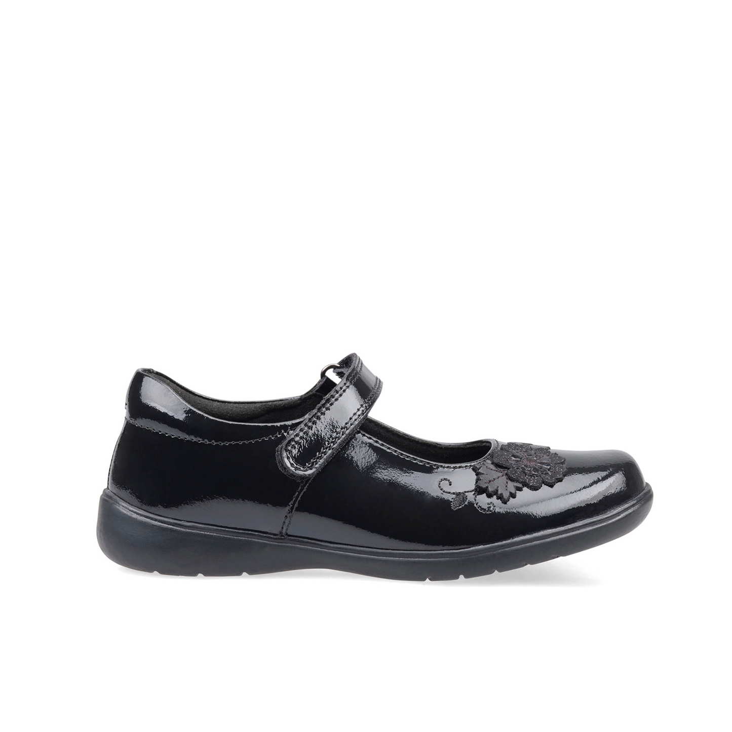 Wish Girls Black Patent Leather School Shoe