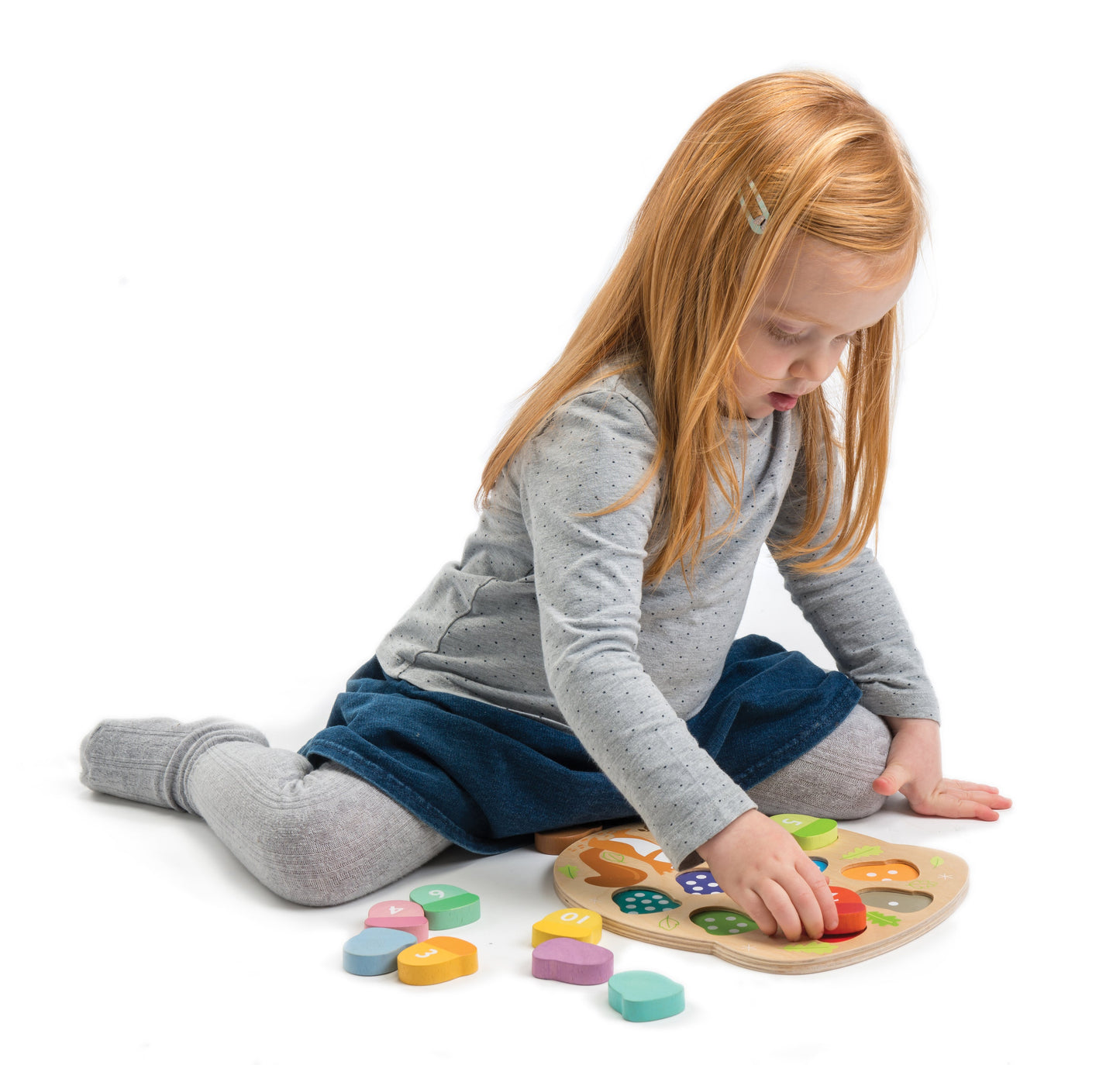 How Many Acorns? Counting Puzzle Toy