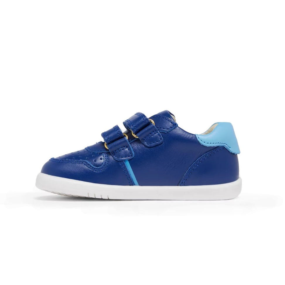 IW Riley Leather Sneaker Shoe in Blueberry and Powder Blue
