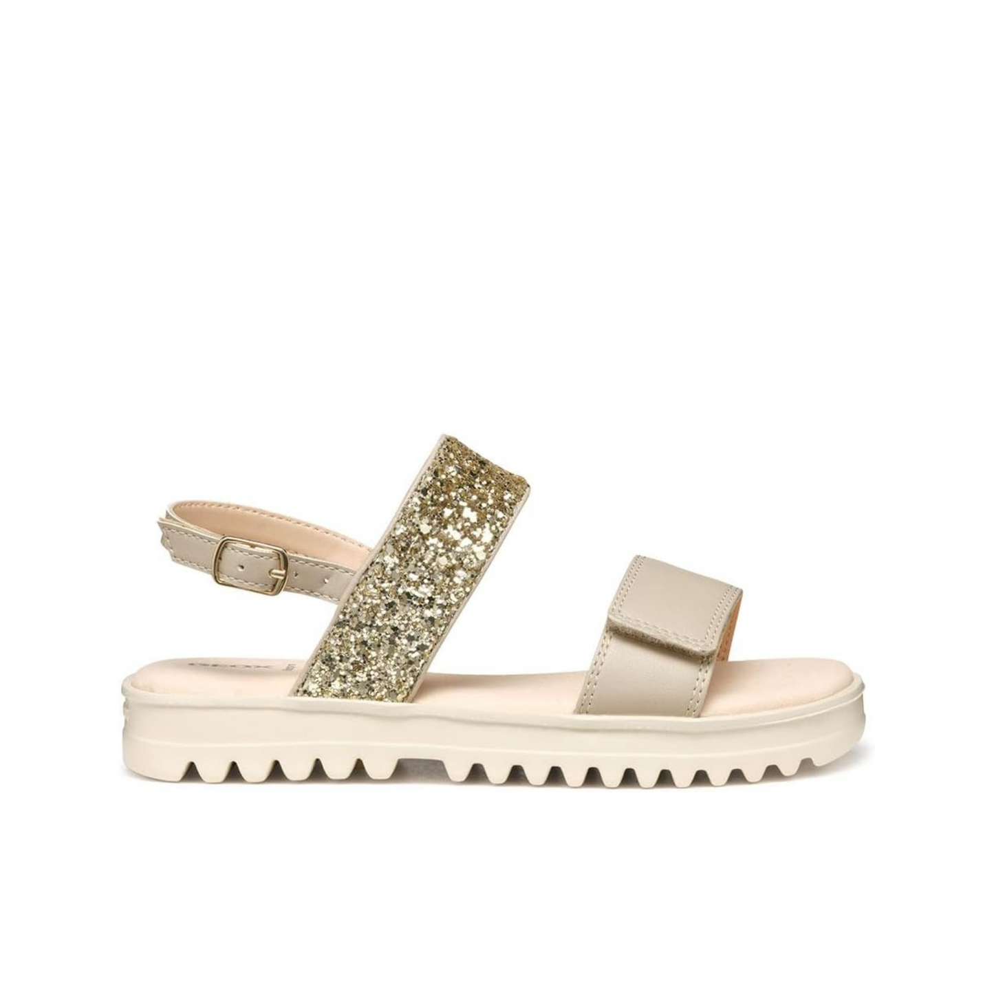 Coralie Girl's Platinum Sandal
