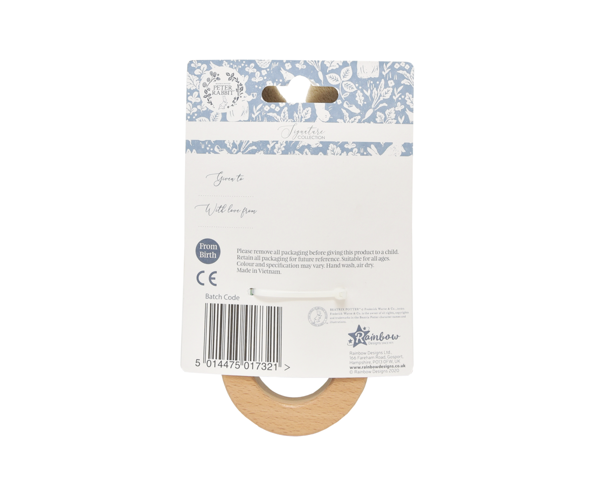 Baby Ring Rattle – Peter Rabbit