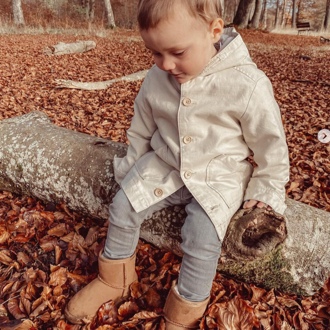 Wallaby Mini Water Resistant Merino Lined Chestnut Sheepskin Boot