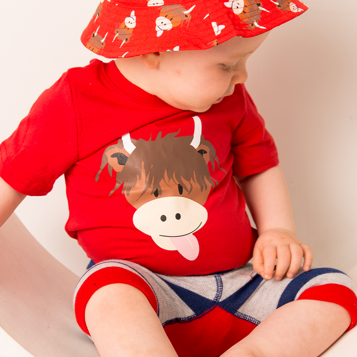Hamish The Highland Cow Short Sleeve T-Shirt