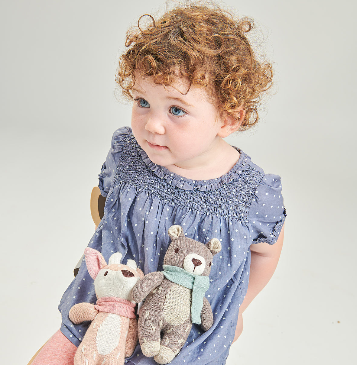 Soft Knitted Toy Bundle - Fearne, Finbar and Fred