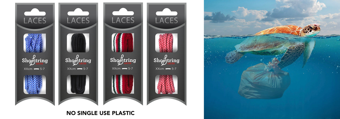 Fine Black Round Waxed Shoelace