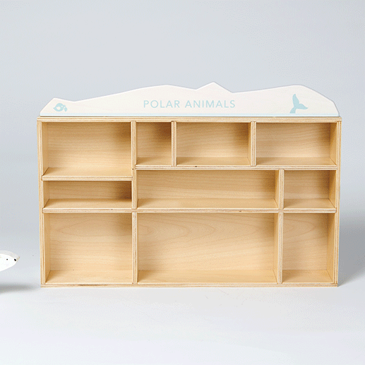 Wooden Polar Animal Arctic Fox