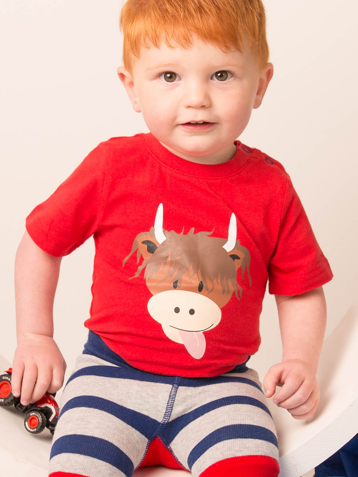 Hamish The Highland Cow Short Sleeve T-Shirt