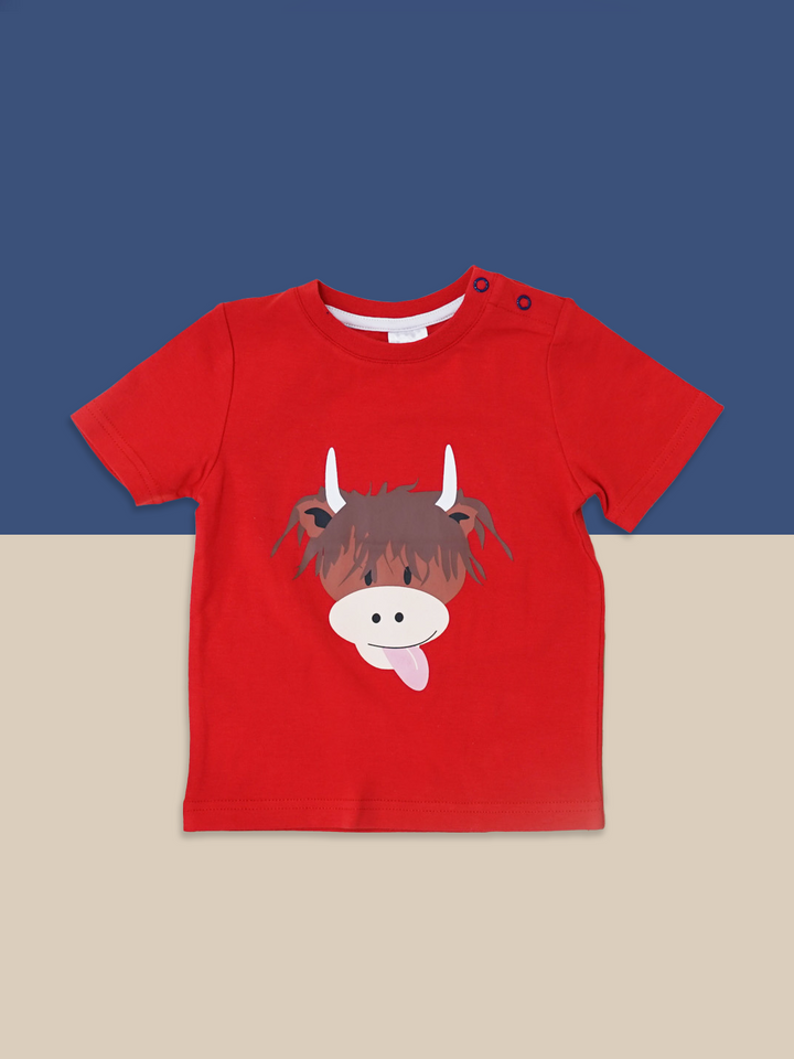 Hamish The Highland Cow Short Sleeve T-Shirt