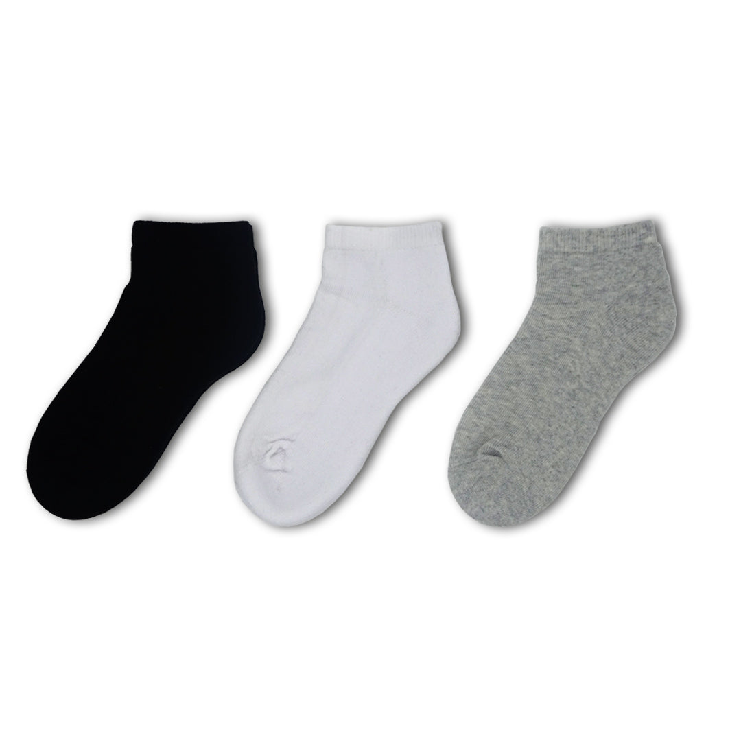 3pk Cotton Cushioned Trainer Socks