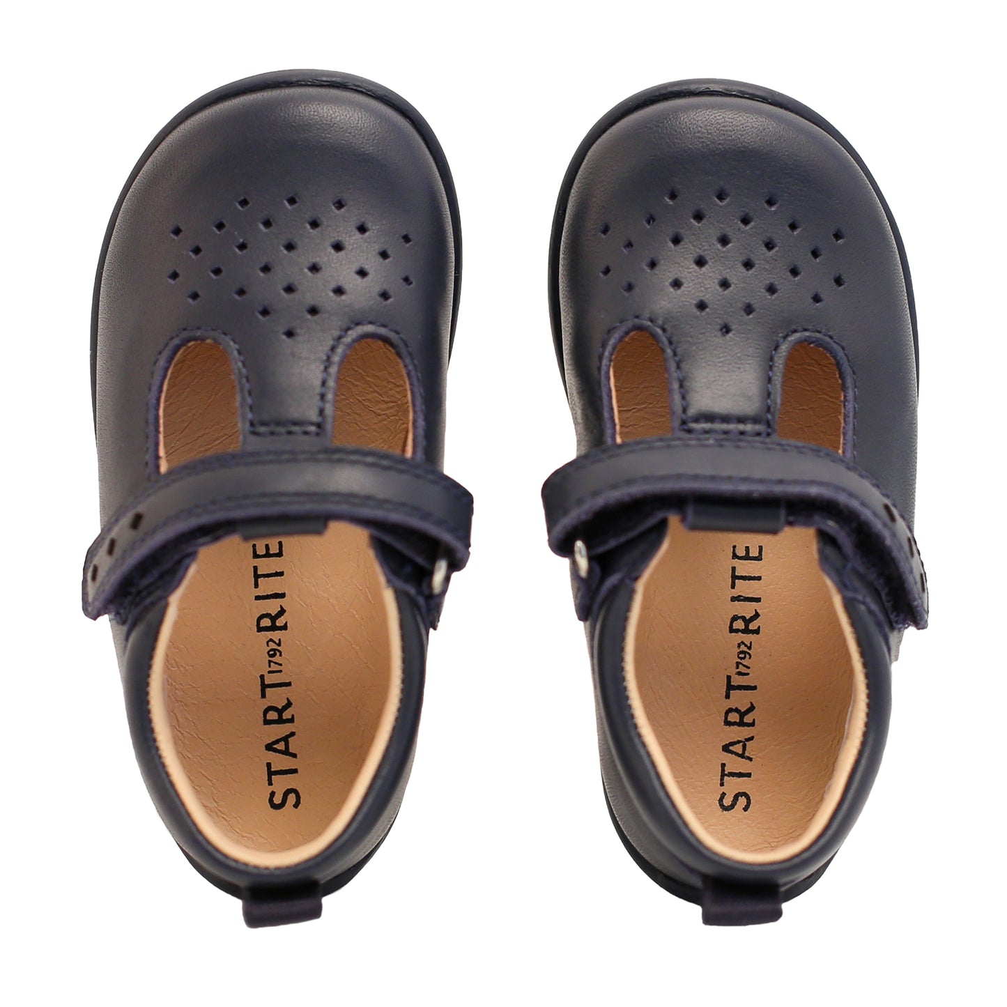 Jigsaw Navy Blue T-Bar First Walking Shoe