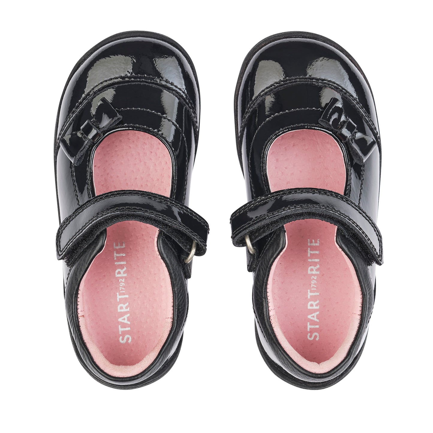 Twizzle Girl's Black Patent Leather First Shoe