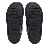 Explore Soft Black Leather Boy's First School Shoe