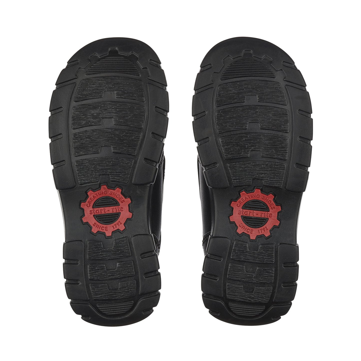 Engineer Black Leather Boys School Shoe