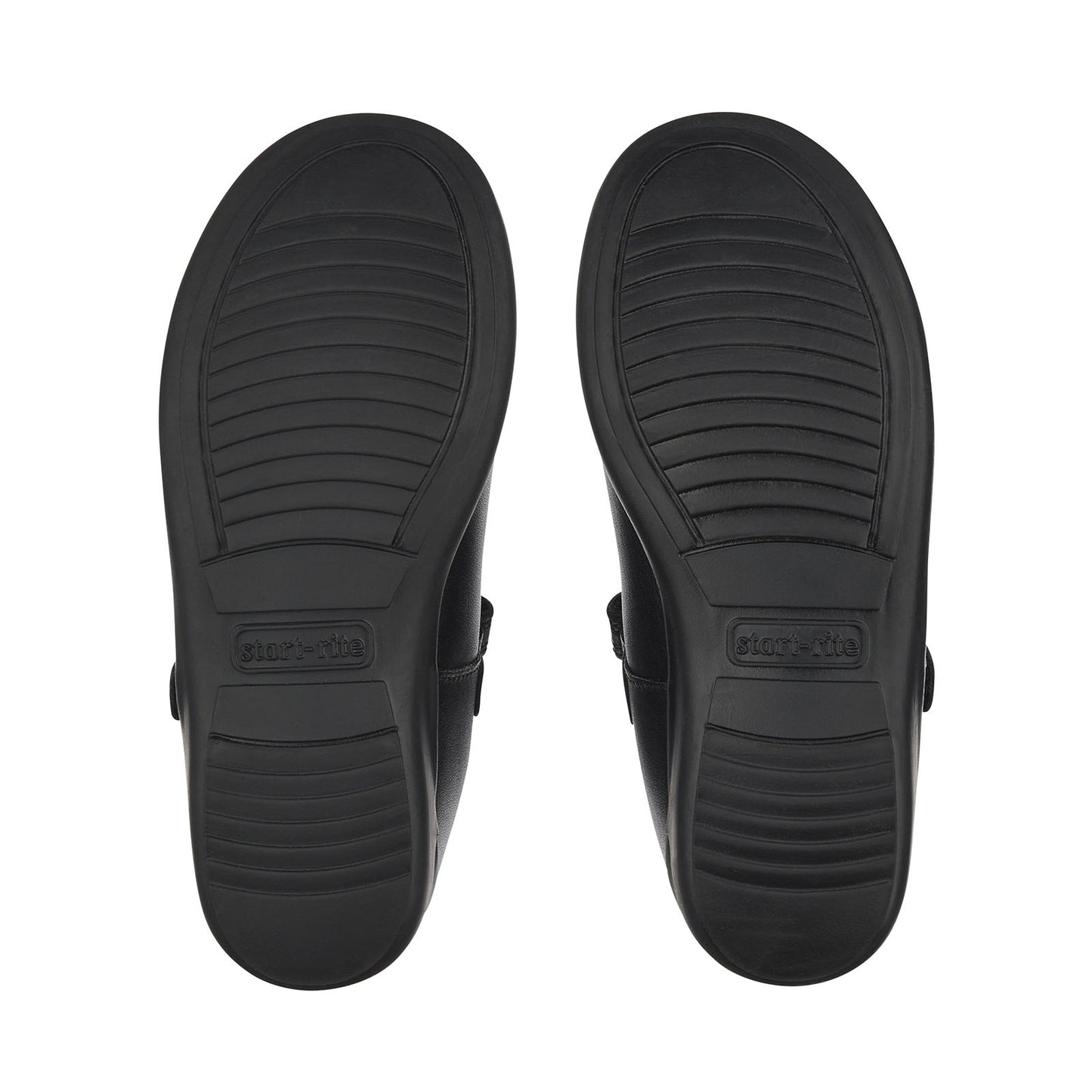 Mary Jane Black Leather Girls School Shoe