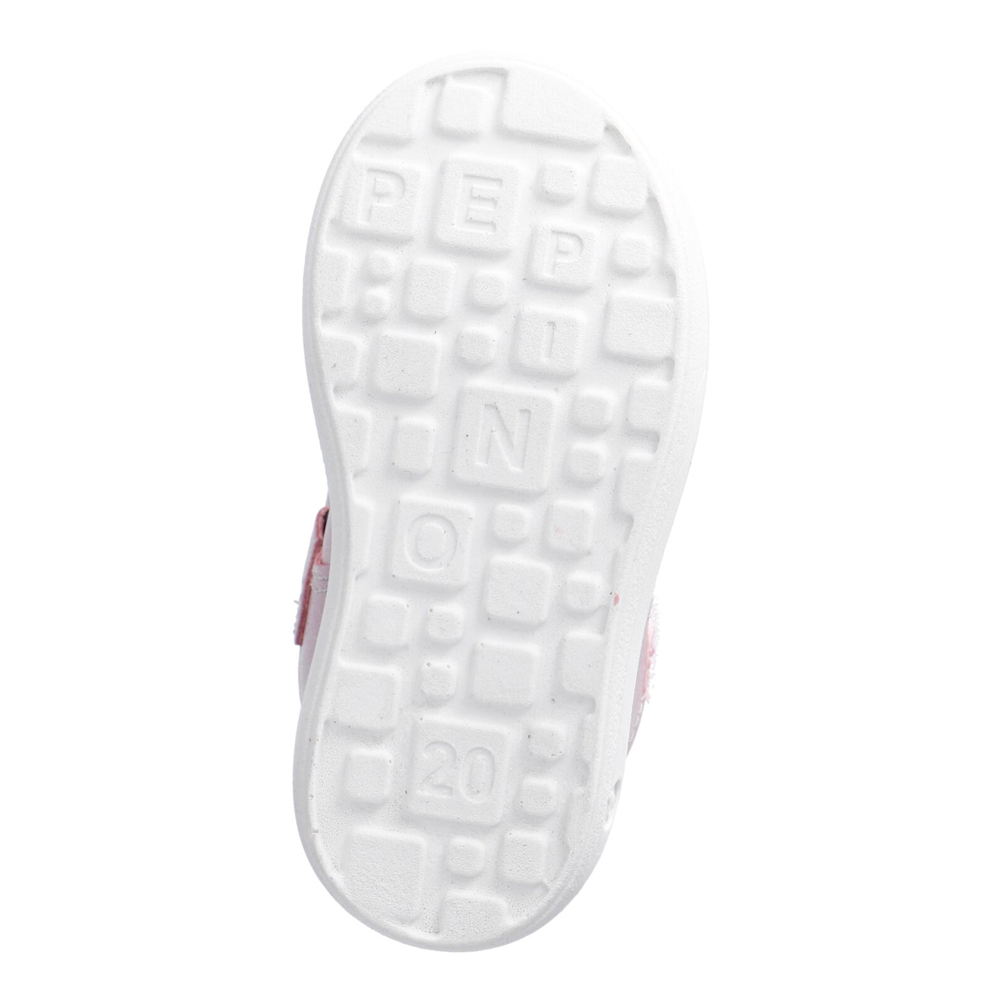 Winona Girl's T-Bar Shoe in Pearl Rose