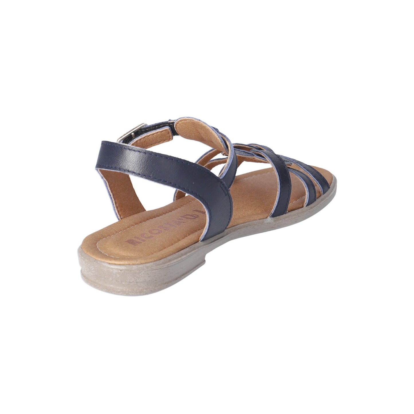 Ricosta Birte Leather Sandal in Navy Blue