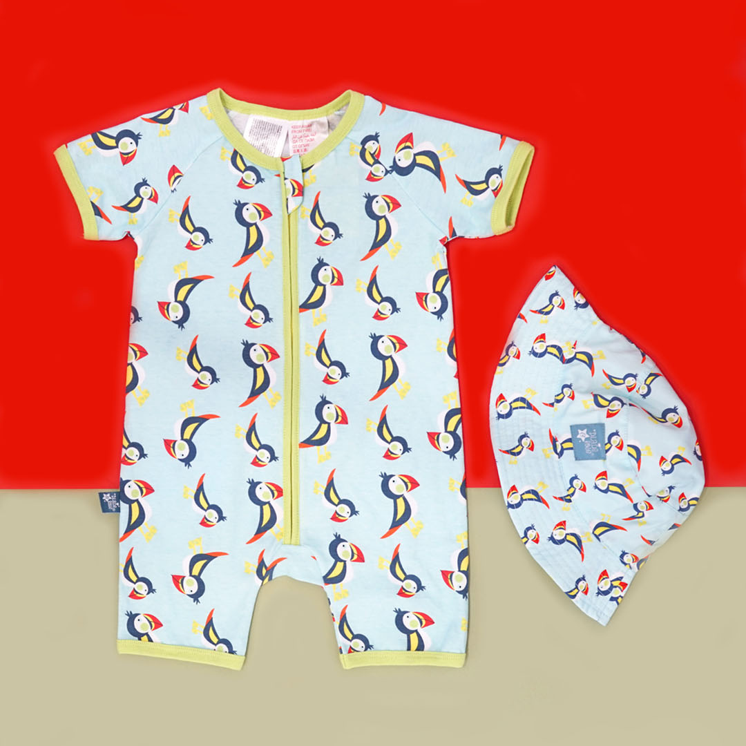 Summer Shortie Finley The Puffin Romper