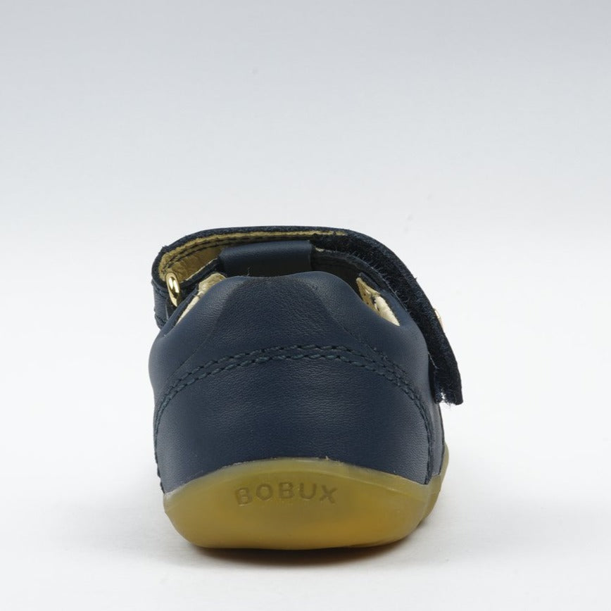 SU Louise T-Bar Shoe in Navy Leather