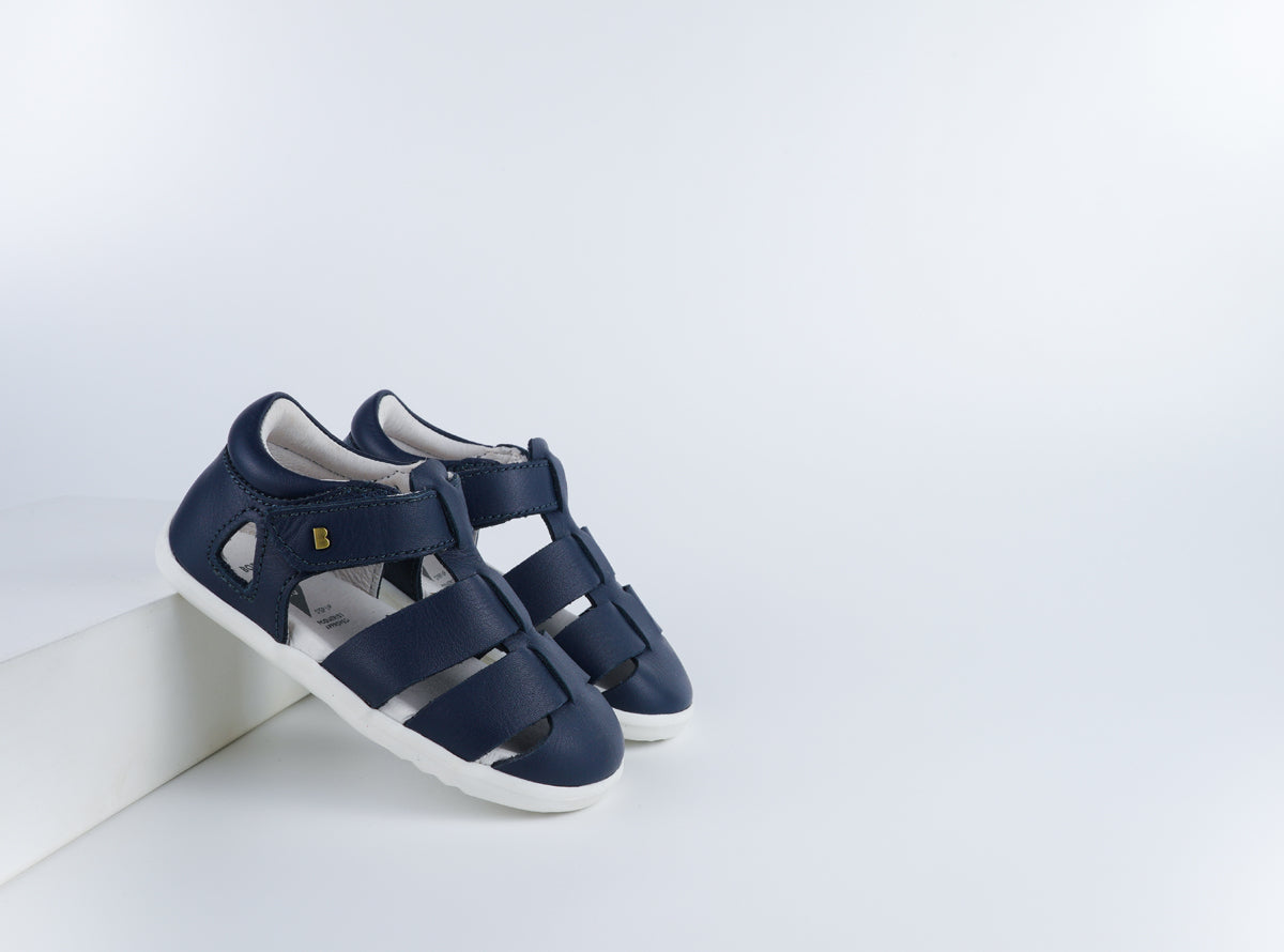 SU Tidal Navy Water Safe Leather Sandal