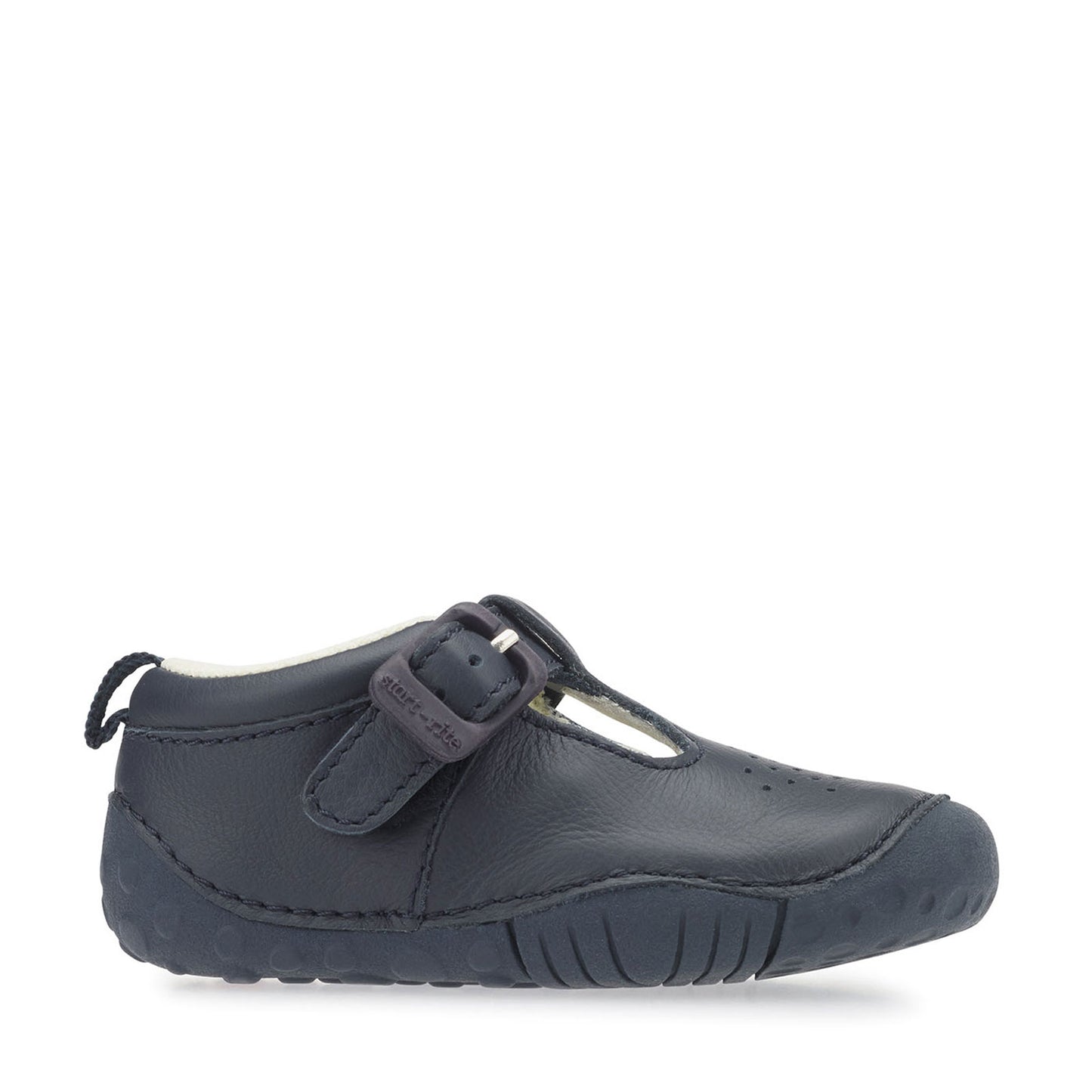 Baby Jack T-Bar Pre-Walker in Navy Leather