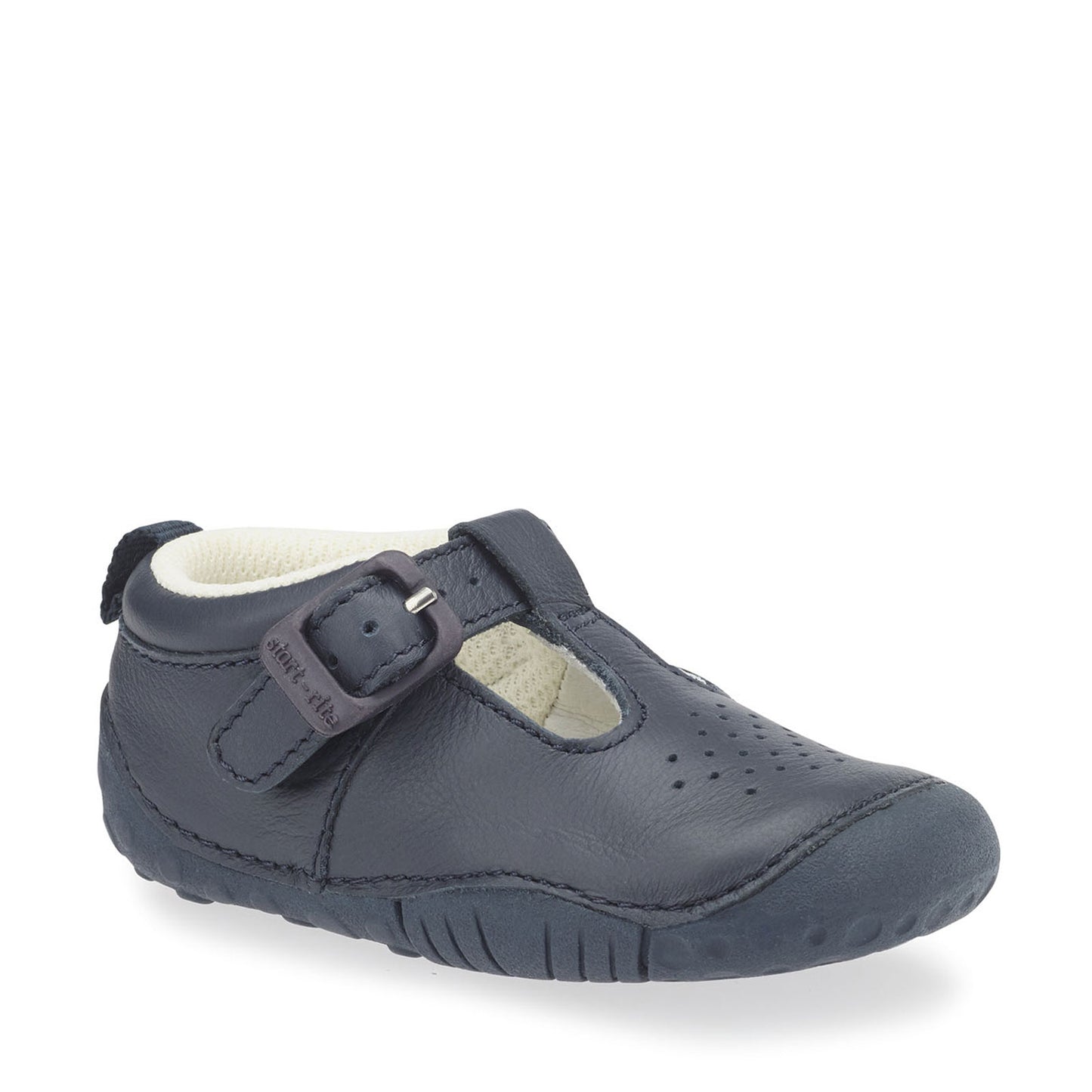 Baby Jack T-Bar Pre-Walker in Navy Leather