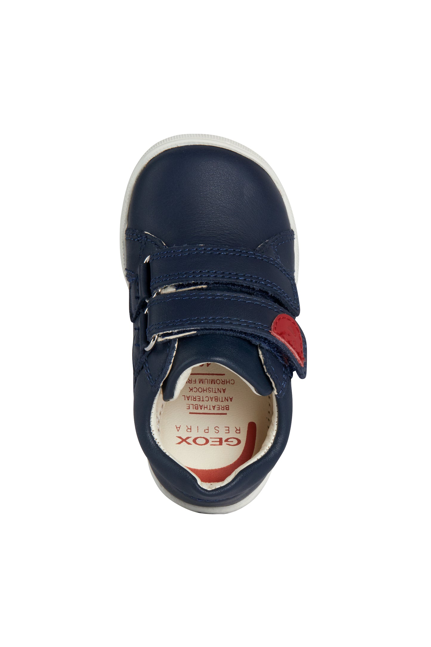 Macchia Baby's Navy Leather First Shoe
