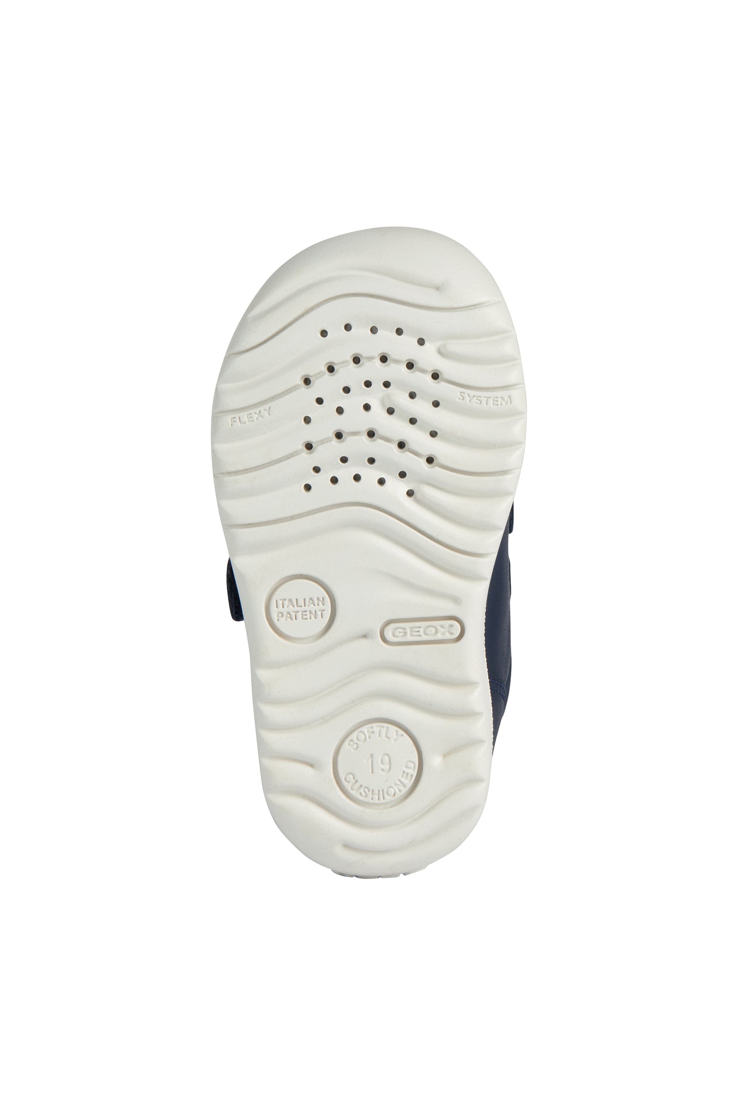 Baby Macchia Navy Leather First Shoe