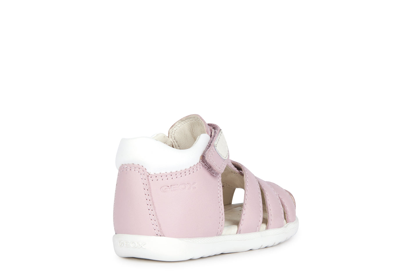Baby Macchia Rose Pink Leather Sandal