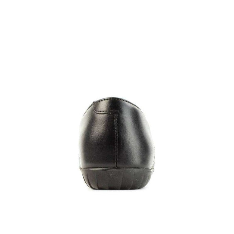 Emma Black Leather Lace Up Girl's School Shoe