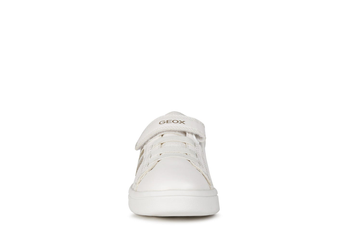 DJ Rock Girl's Sneaker in White/Gold
