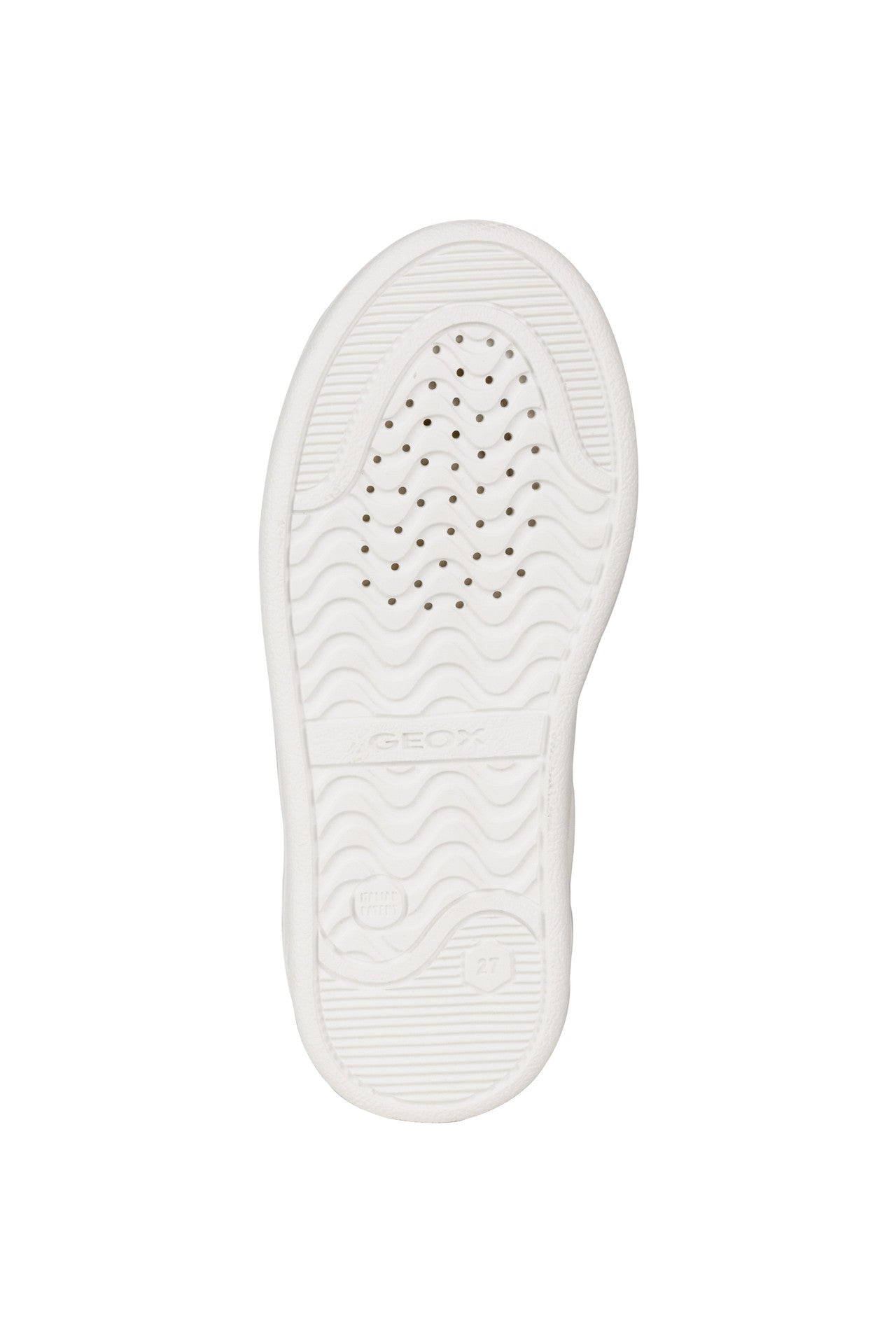 DJ Rock Girl's Sneaker in White/Gold