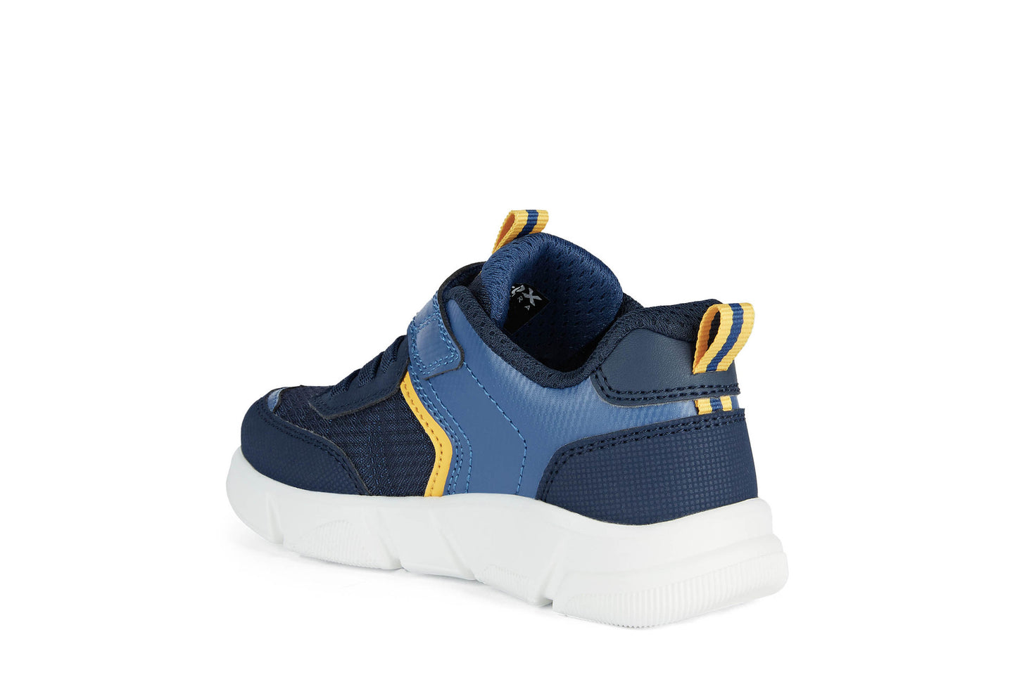 Aril Boy's Trainer in Navy/Yellow