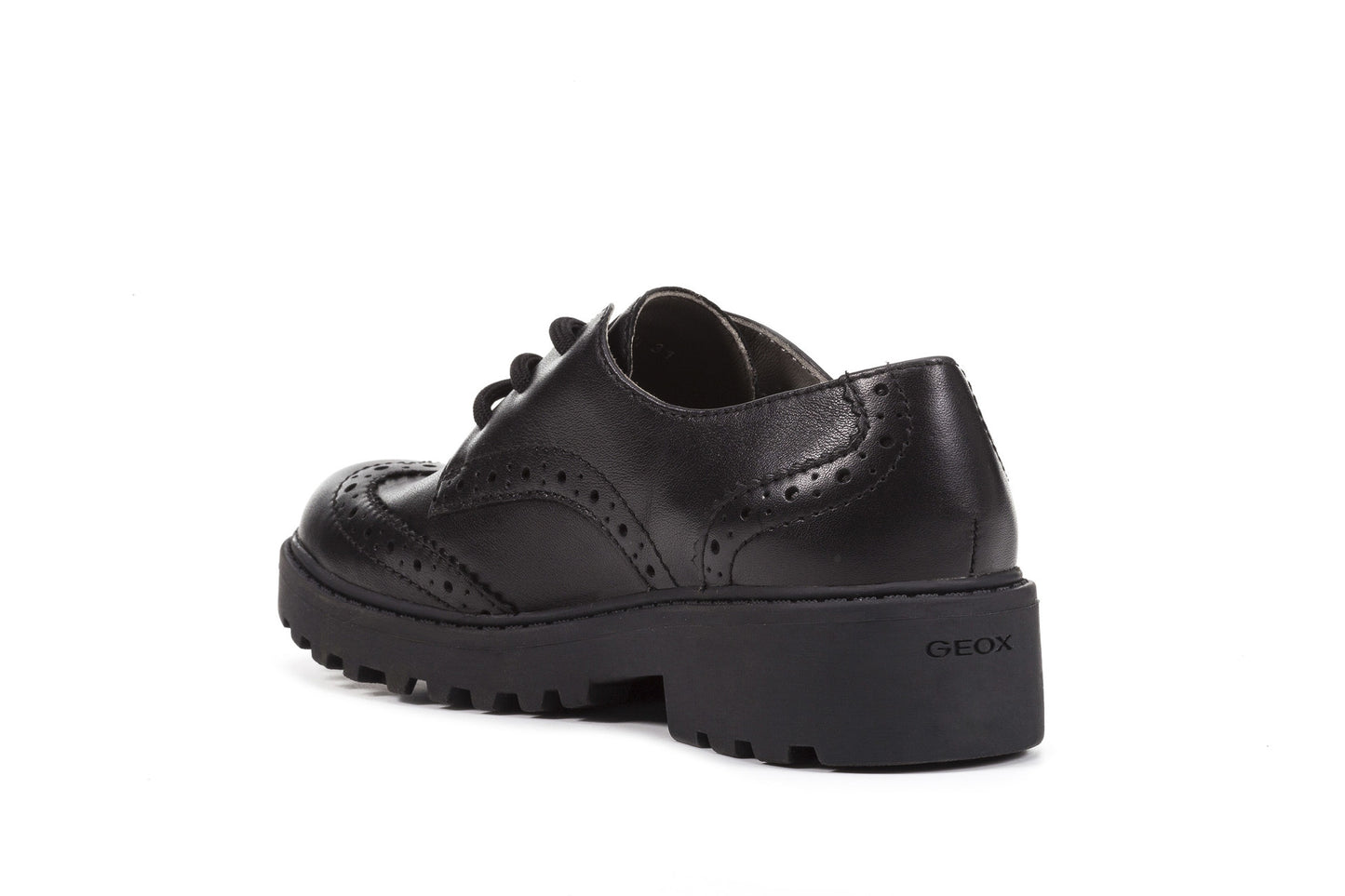 Casey Lace-Up Brogue Girl's School Shoe