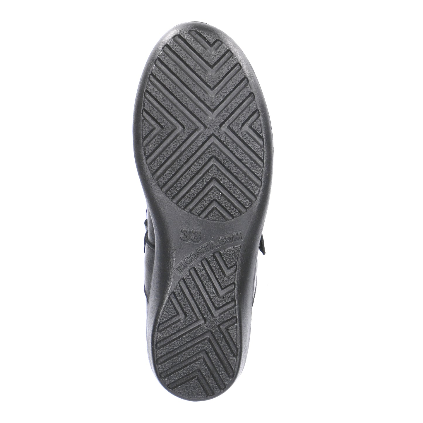 Kate Black Leather Lace-up Girls School Shoe