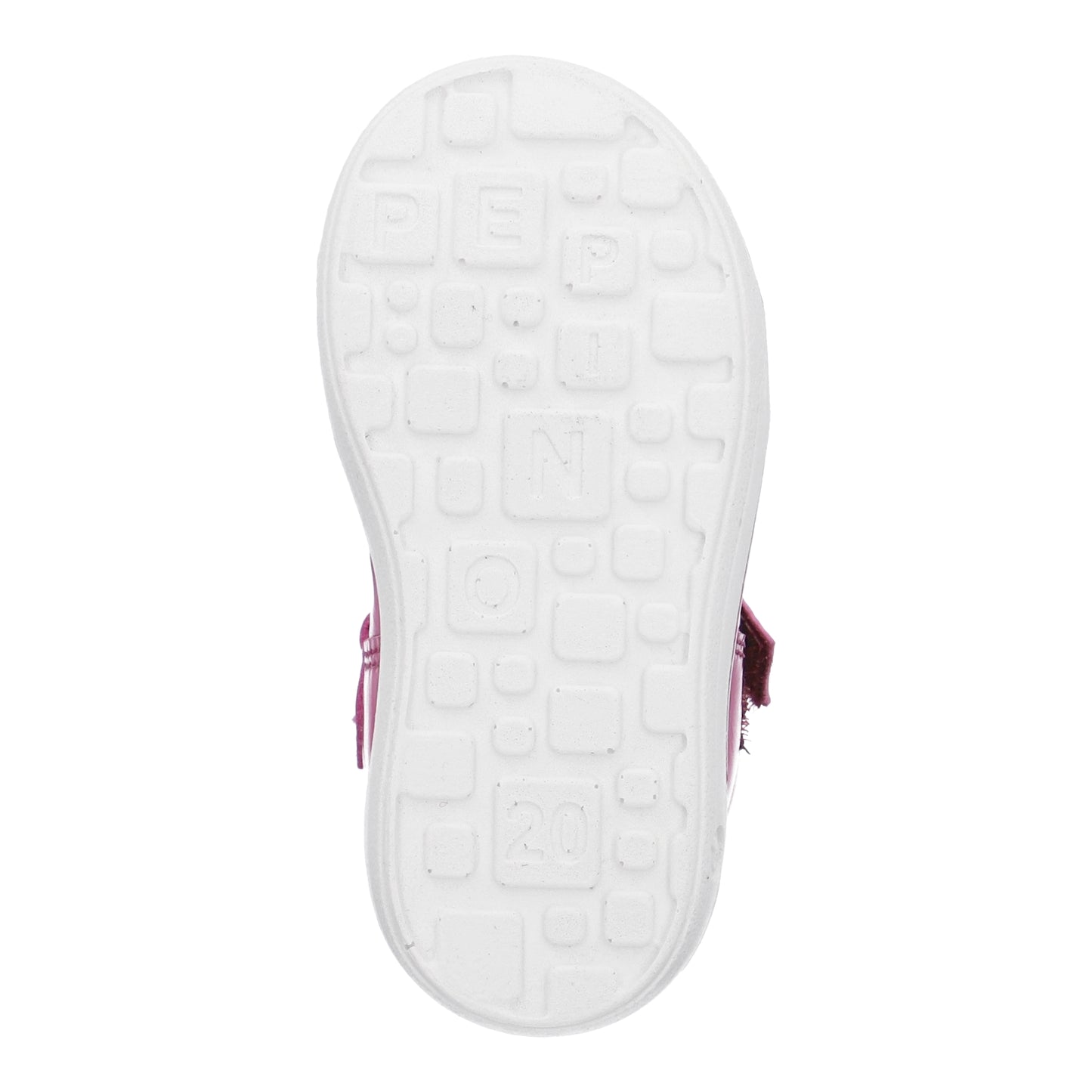 Winona Girl's T-Bar Shoe in Rosada Pink Patent Leather