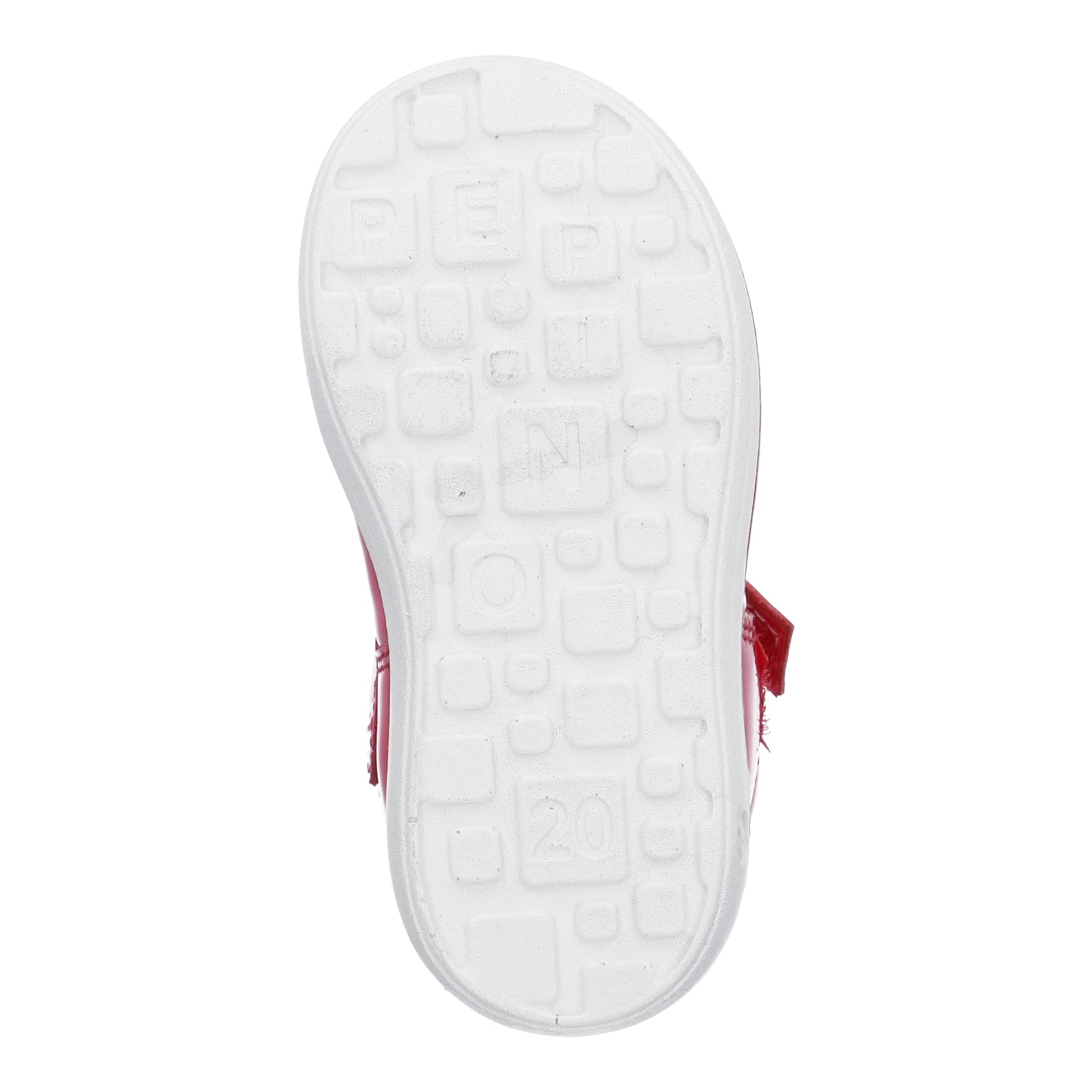 Winona Girl's T-Bar Shoe in Cherry Red Patent