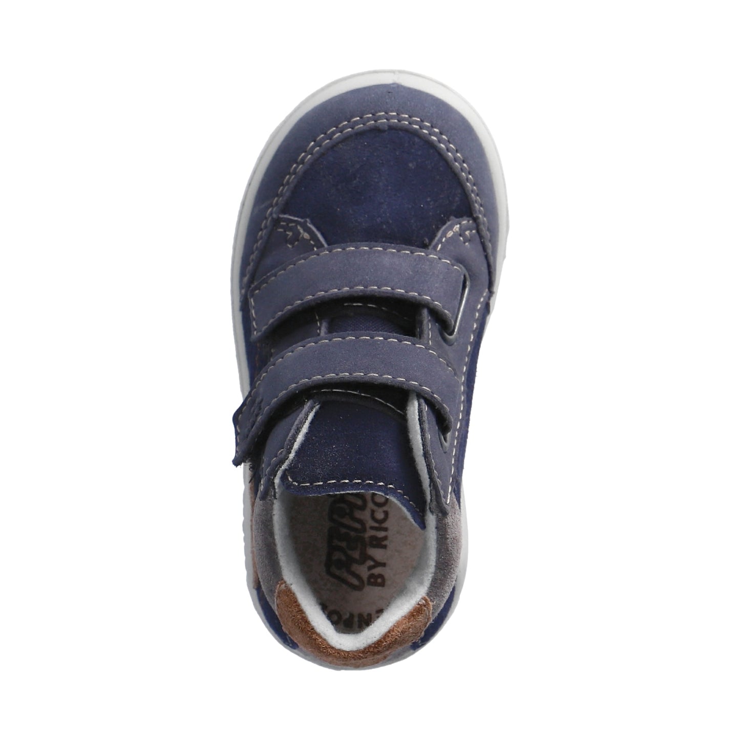 Kimi Waterproof Boot in Navy and Brown Leather
