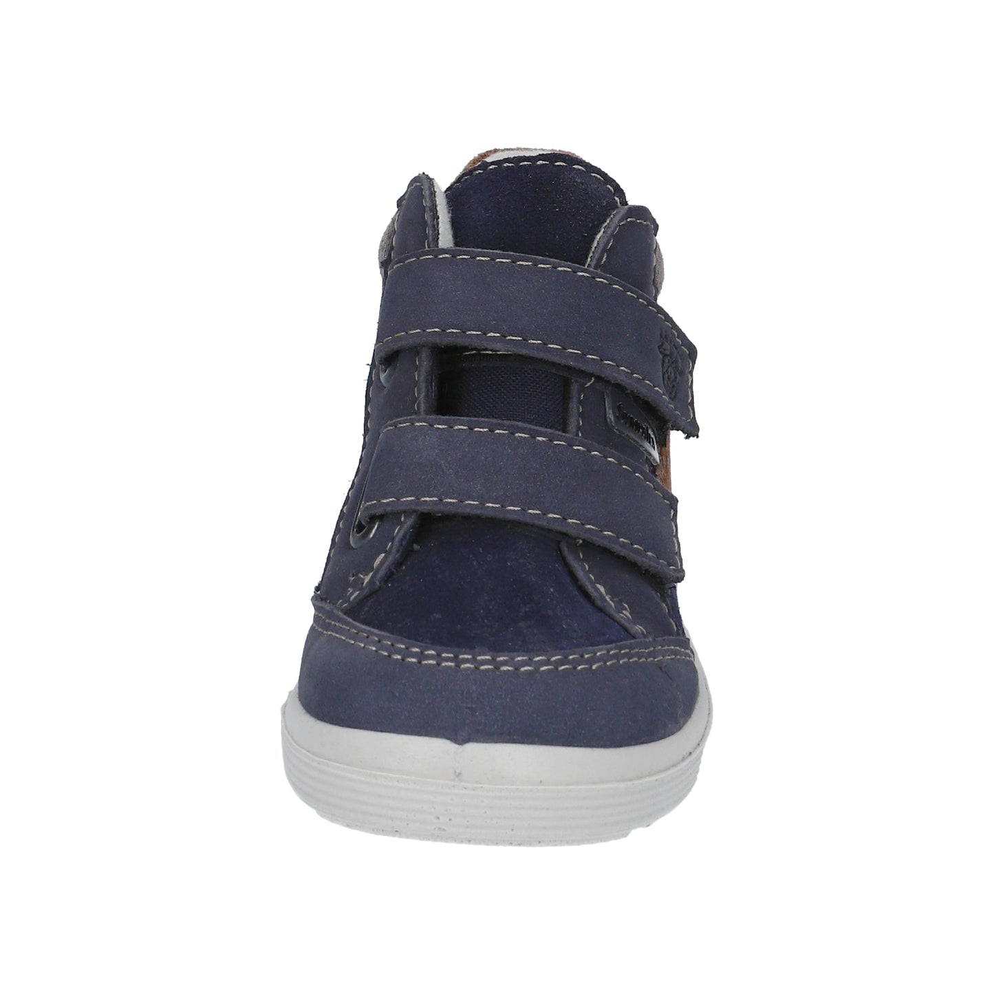 Kimi Waterproof Boot in Navy and Brown Leather